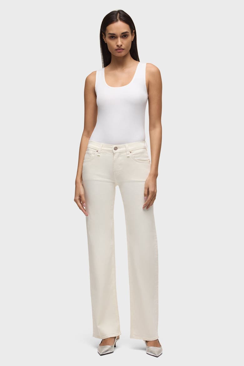 kelli low-rise loose straight, Alternate, color, ecru