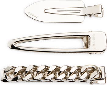 ●専用●sacai ヘアクリップ 3個セット シルバー ○専用○sacai ヘアクリップ 3個セット シルバー