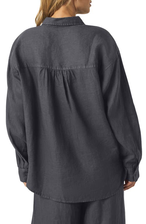 Splendid Bailey Oversize Line Blend Button-up Shirt