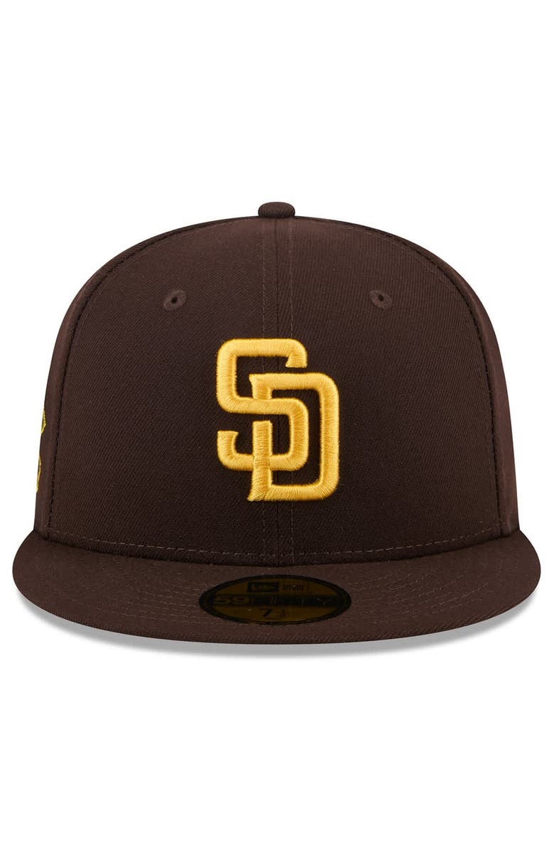 New Era Men's New Era  Brown San Diego Padres 2025 Jackie Robinson Day 59FIFTY Fitted Hat, Alternate, color, 