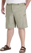 True Nation by DXL Big & Tall Everyday Hidden Cargo Shorts