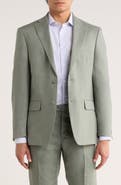 Tommy Hilfiger Two Button Notch Lapel Woven Linen Sport Coat