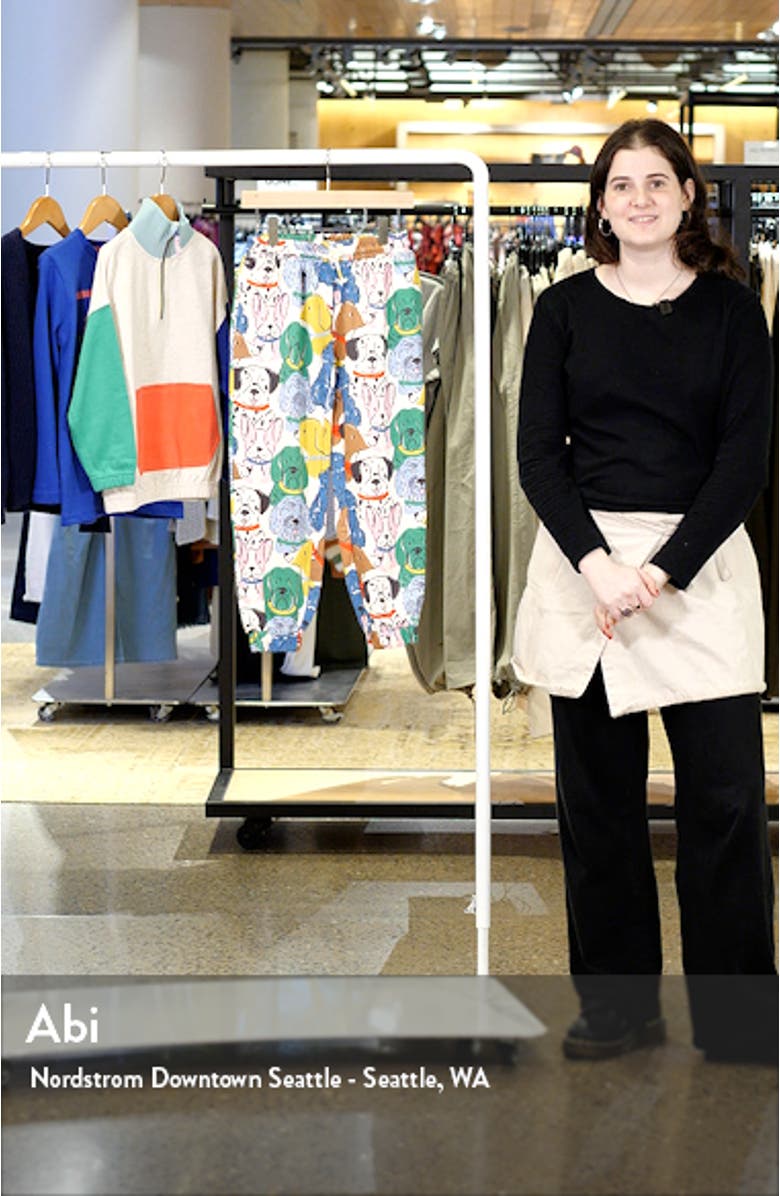 Kids' Dog Print Sweatpants, sales video thumbnail