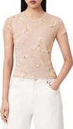 AllSaints Ellie Mesh T-Shirt