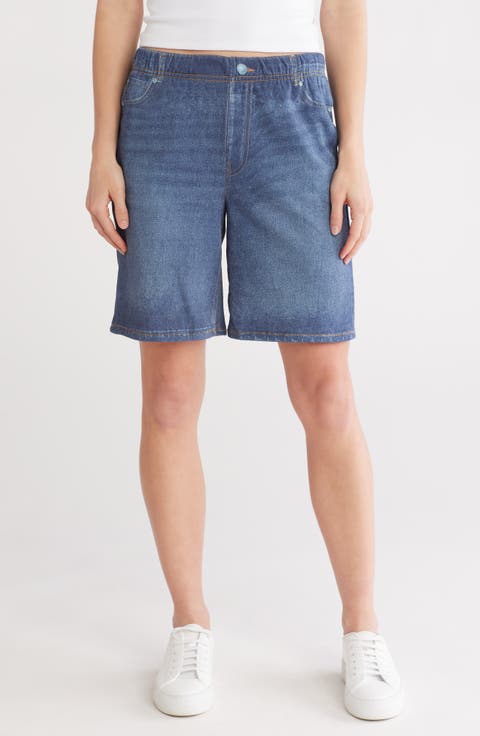 Mirage Denim Printed French Terry Shorts