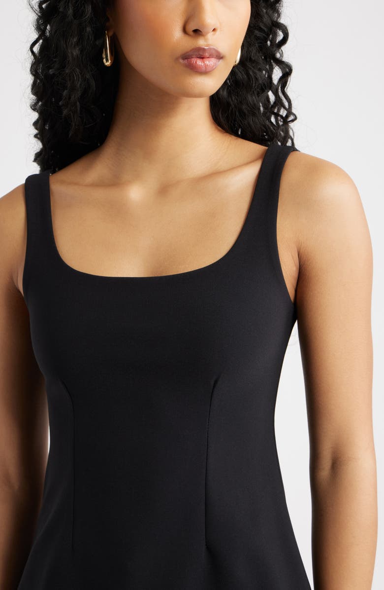 Open Edit Flared Tank, Alternate, color, Black