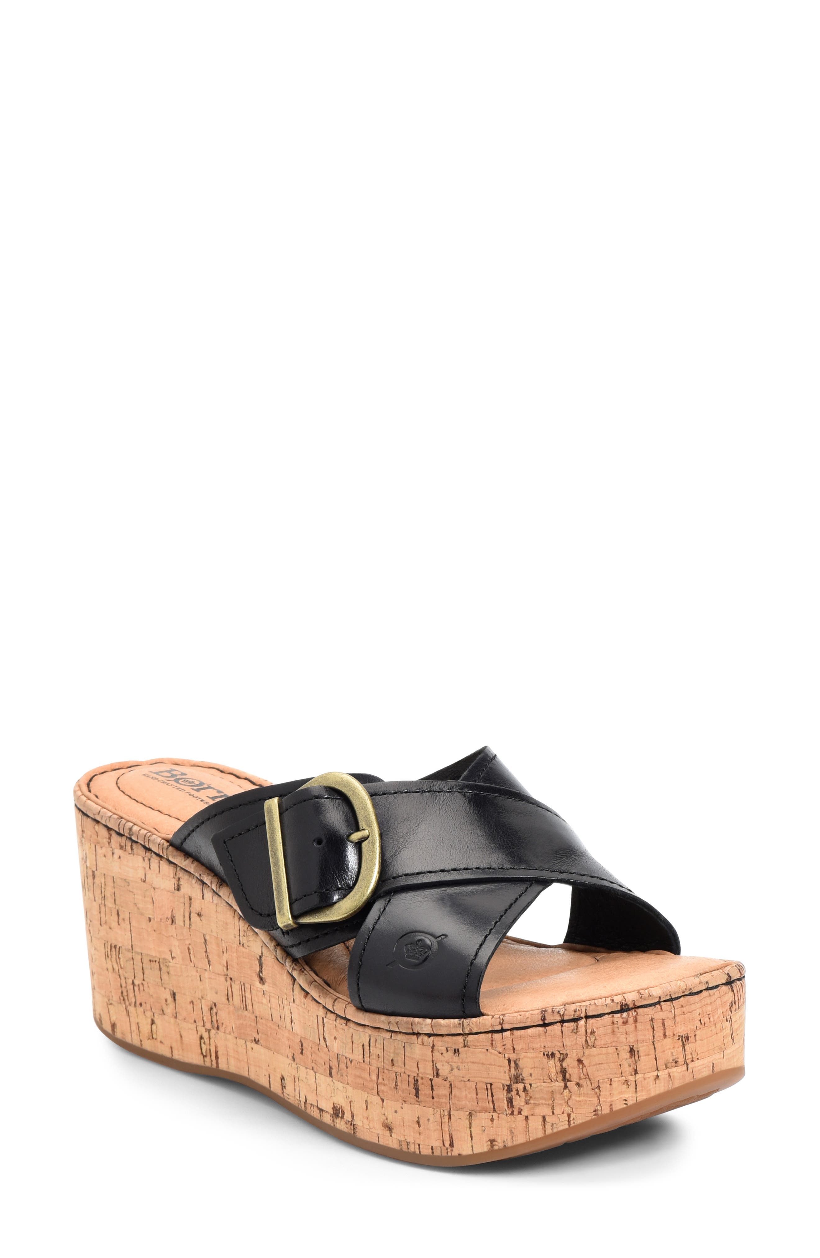 Børn Devona Platform Wedge Sandal, Main, color, 