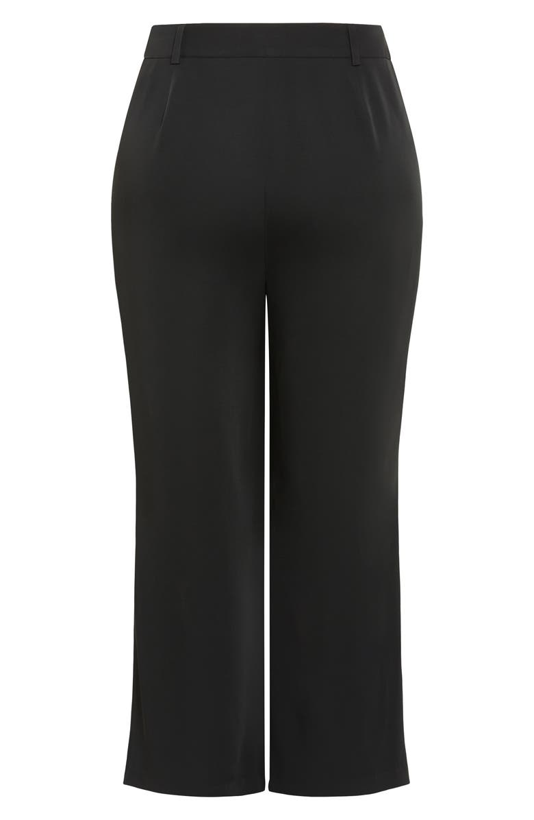 City Chic Jordan Pants, Alternate, color, Black