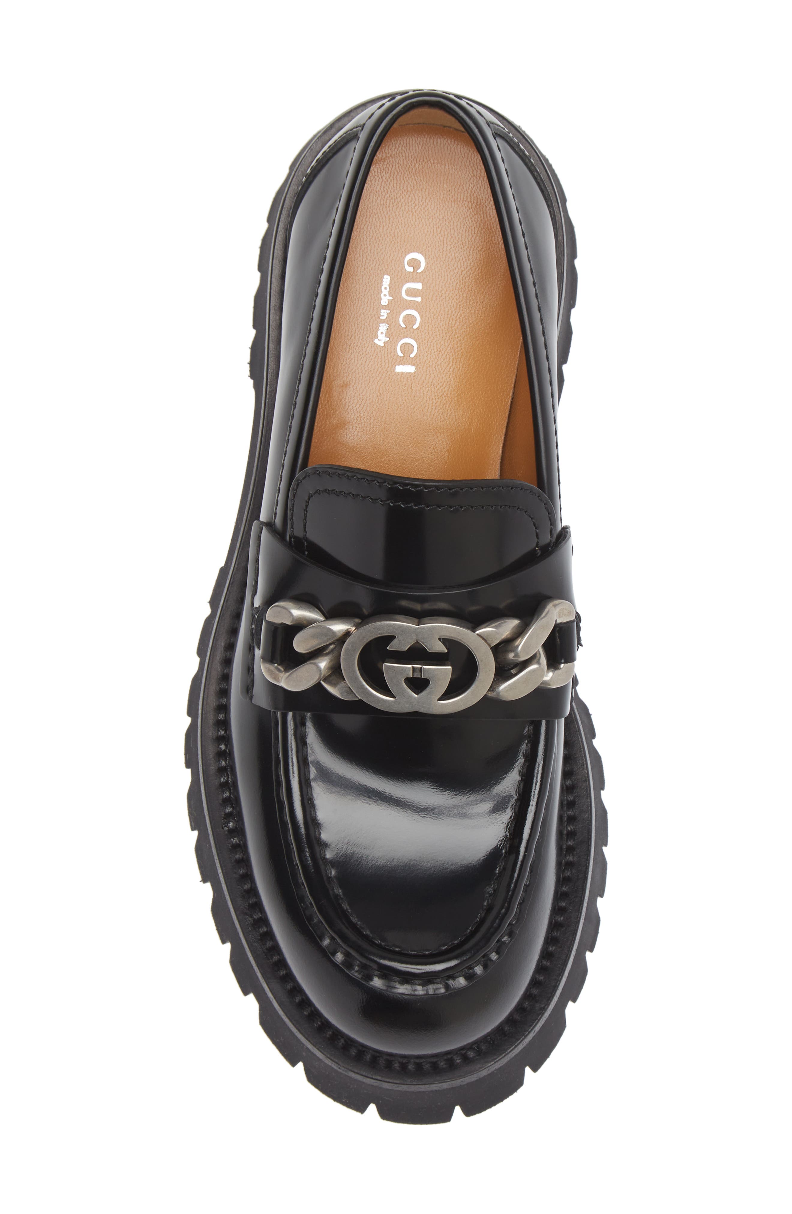 Gucci Jeanne Moc Toe Platform Loafer, Alternate, color, 