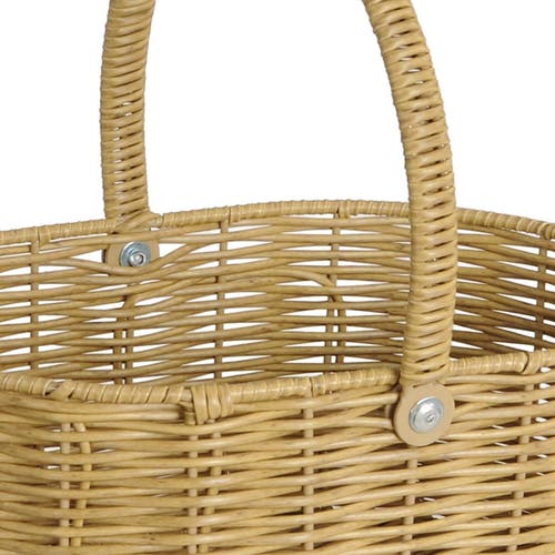 Kaplan Early Learning Company Wicker Storage Basket In Brown