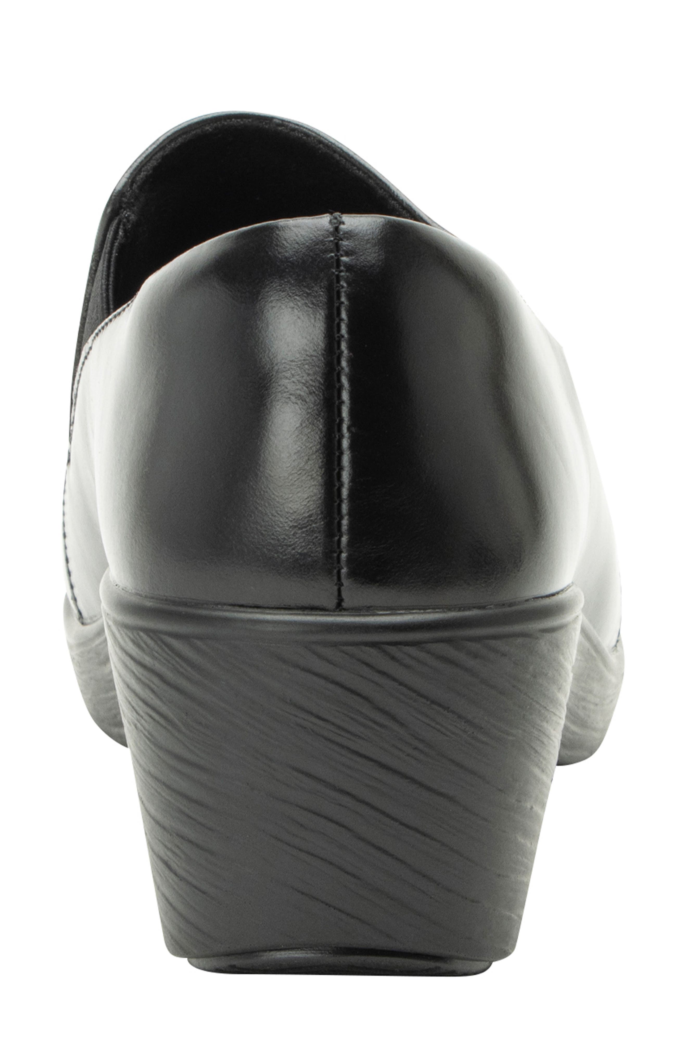 Alegria by PG Lite Wedge Clog Sole Slip-On, Alternate, color, Noir