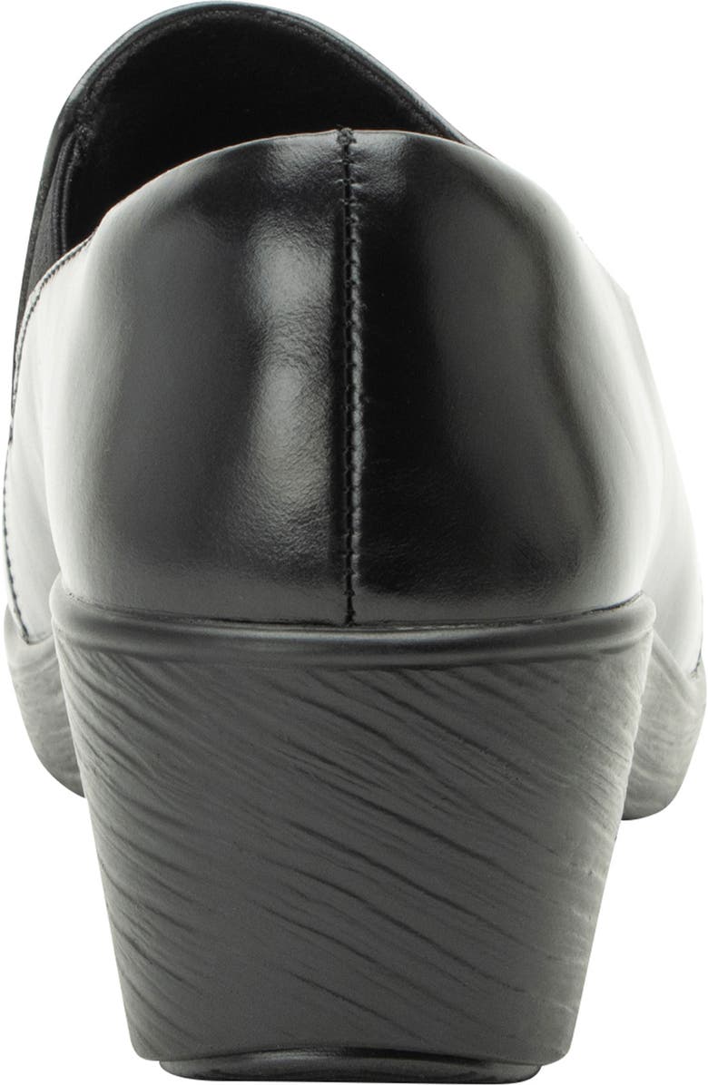 Alegria by PG Lite Wedge Clog Sole Slip-On, Alternate, color, Noir