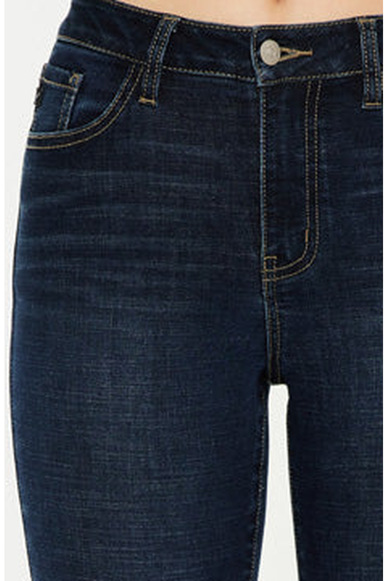Avery Essentials High Rise Bootcut Stretch Jeans, Alternate, color, Dark Wash
