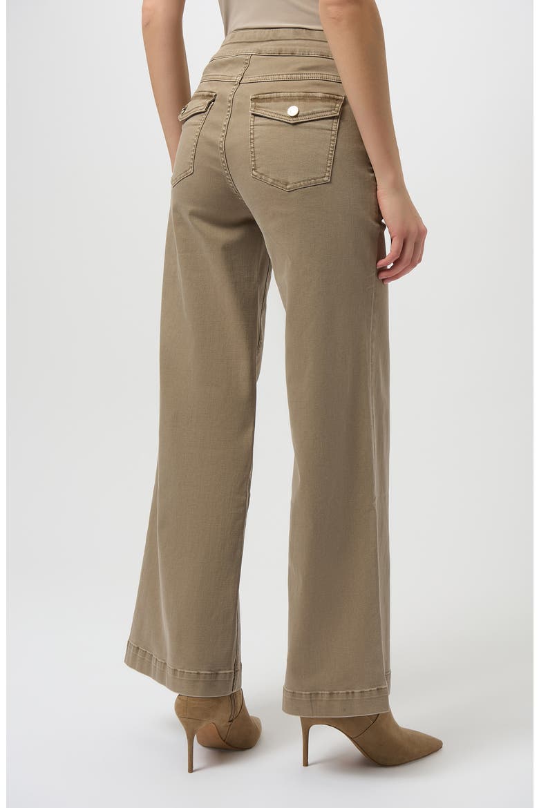 Wide Leg Pull-On Pants, Alternate, color, FAWN