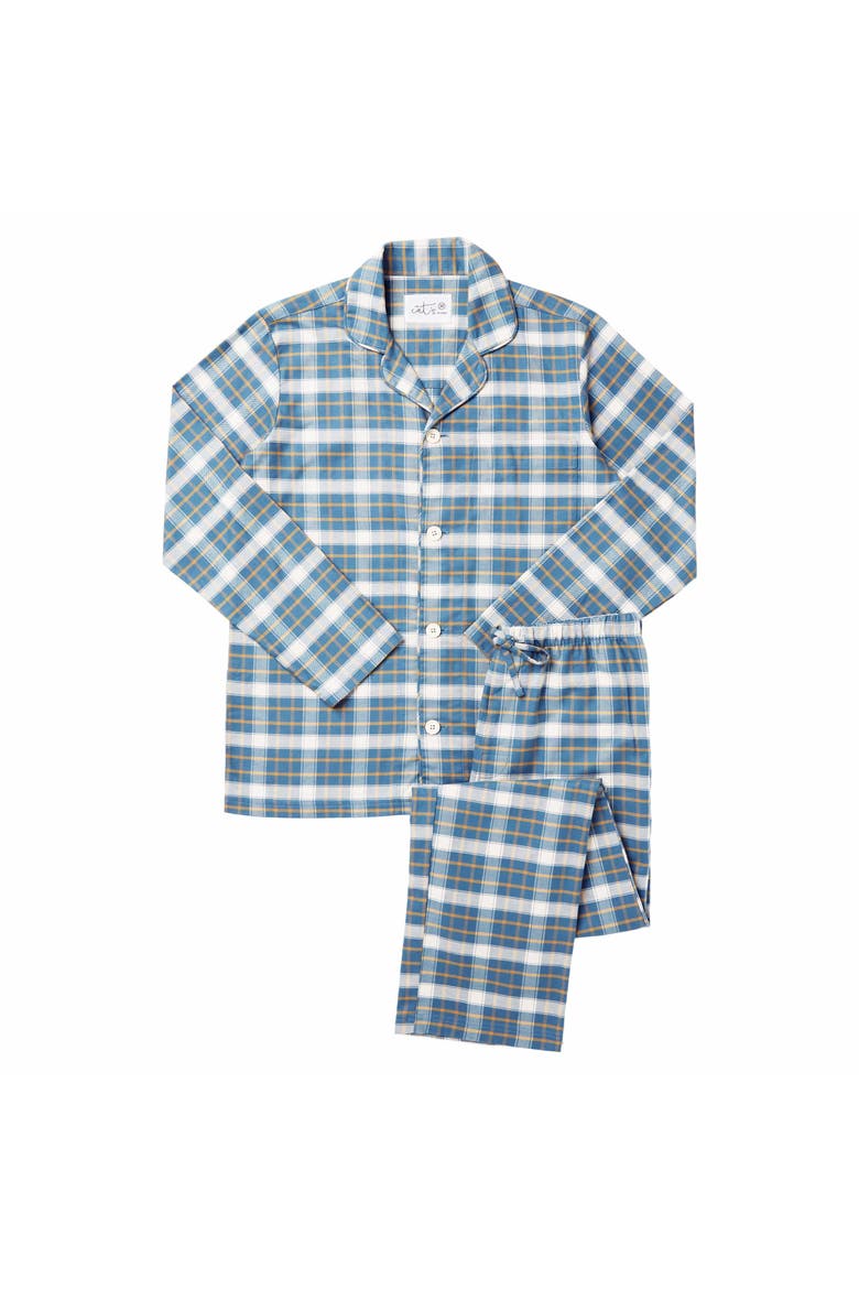 Men's Flannel Pajama Set, Alternate, color, Sun Valley