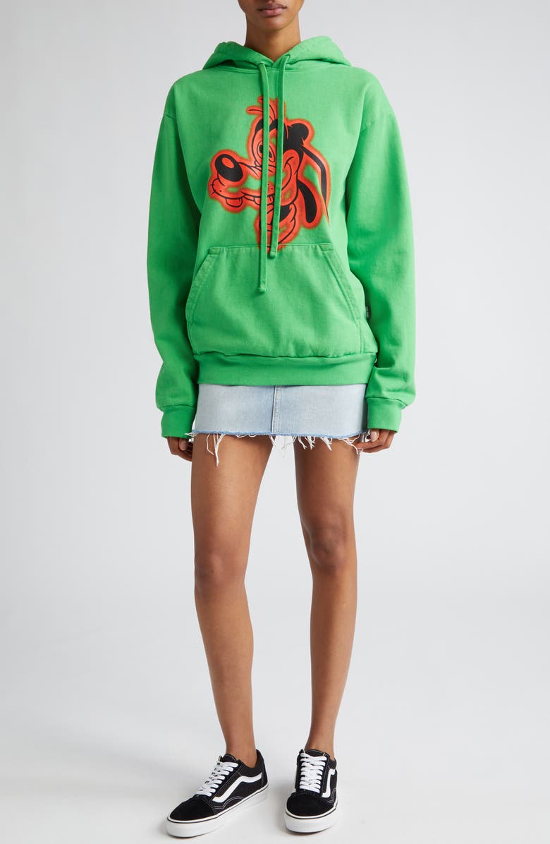 Noon Goons x Disney Goofball Fleece Graphic Hoodie, Alternate, color, Green