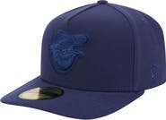 New Era Men's New Era Navy Baltimore Orioles Color Pack A-Frame 59FIFTY Fitted Hat