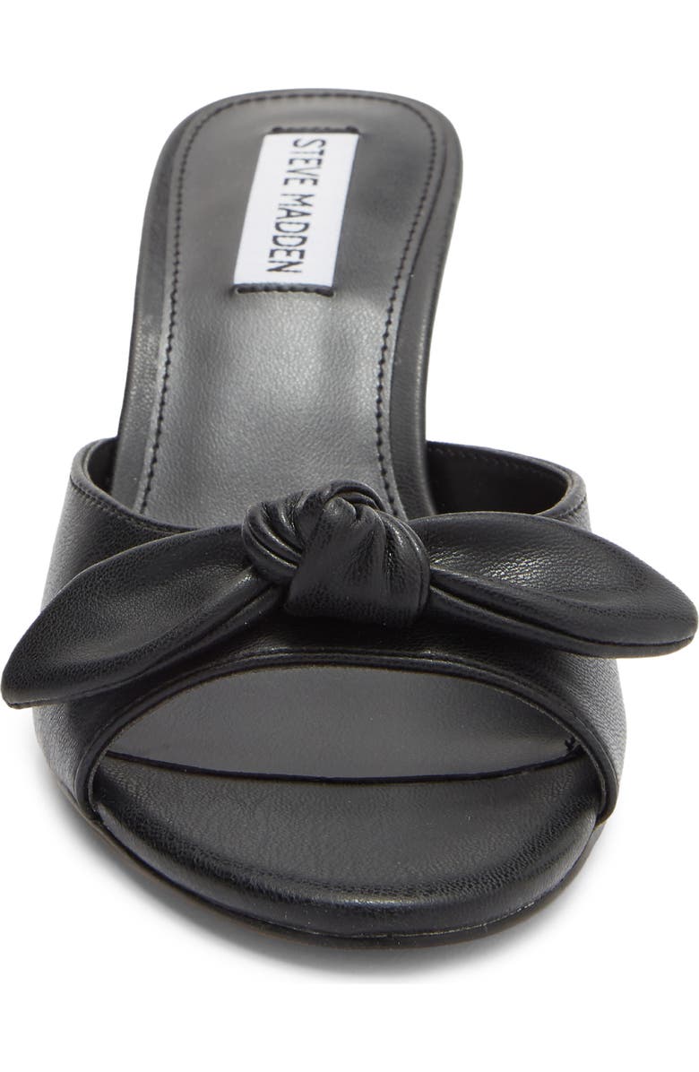 Steve Madden Rozee Knot Sandal, Alternate, color, Black