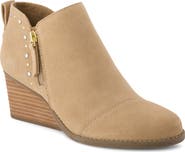 TOMS Wedge Leather Bootie