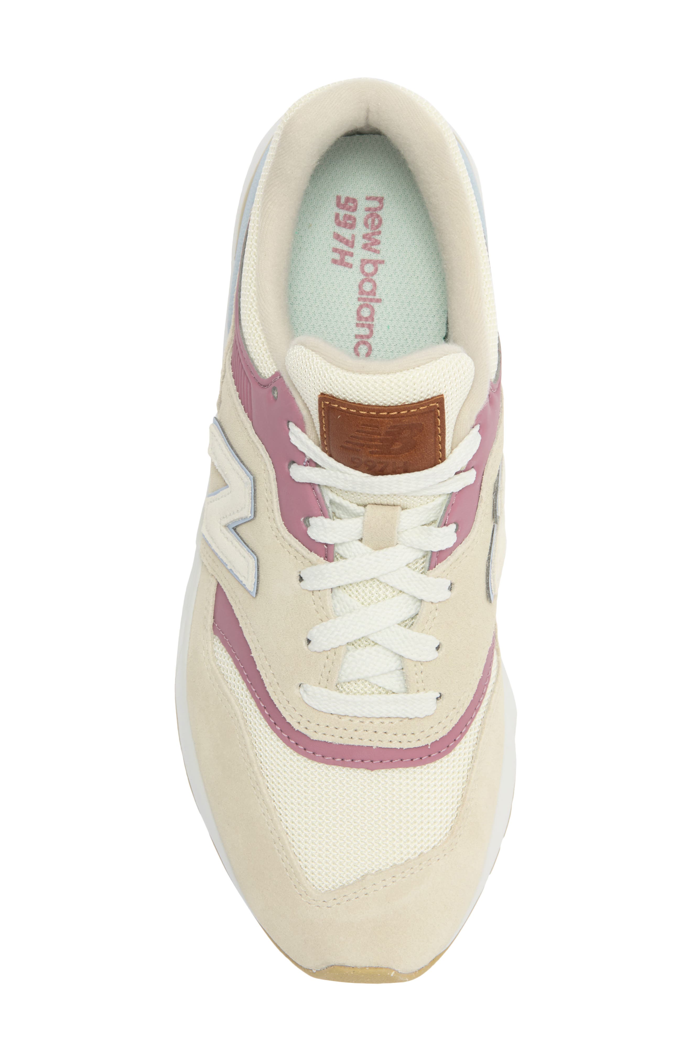 New Balance 997 Sneaker, Alternate, color, Timberwolf/ Rosewood