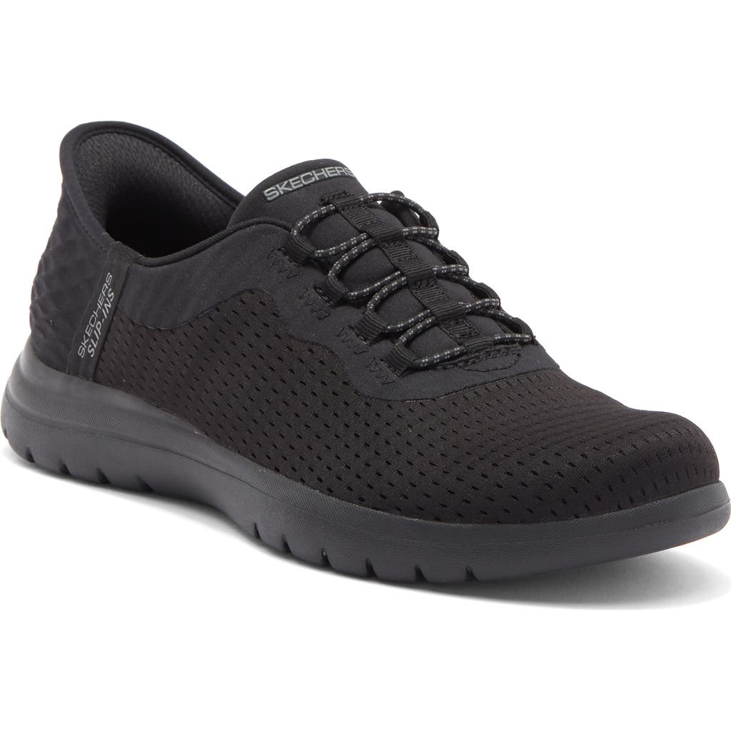 Skechers On-the-go Slip-on Sneaker In Black