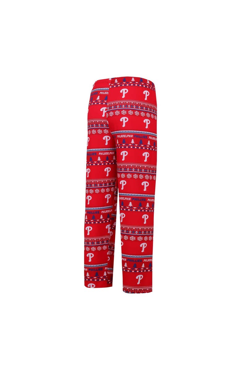 CONCEPTS SPORT Men's Concepts Sport Red Philadelphia Phillies Knit Ugly Sweater Long Sleeve Top & Pants Set, Alternate, color, Red