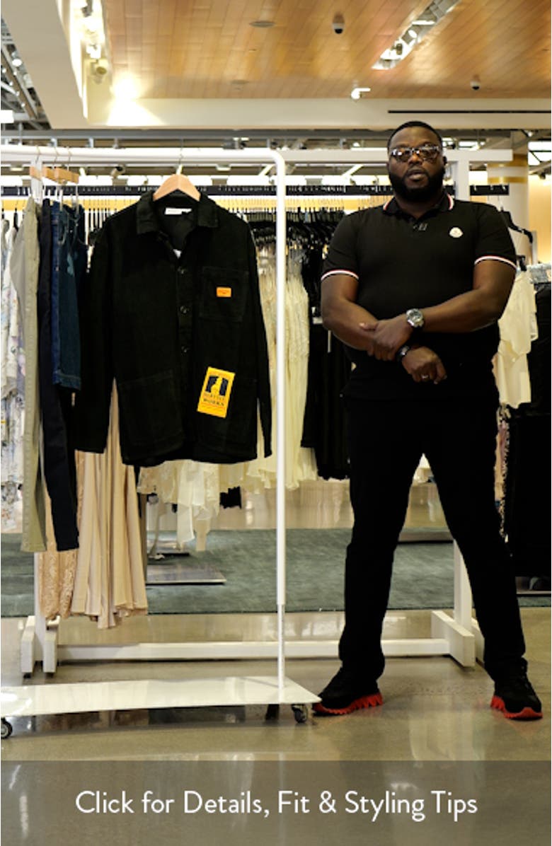 Organic Cotton Corduroy Button-Up Chore Coat, sales video thumbnail