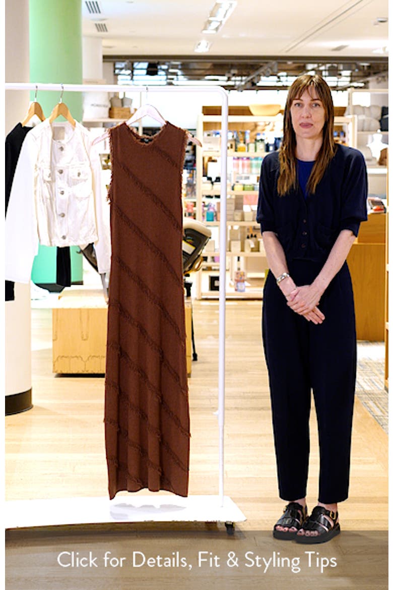Claudia Fringed Sleeveless Maxi Dress video