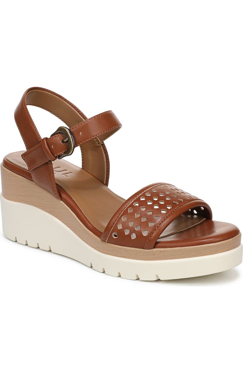 SOUL NATURALIZER Graciela Wedge Sandal, Main, color, Walnut