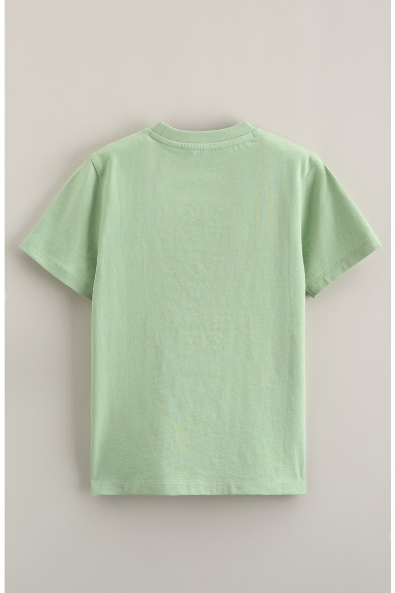 Kids' Graphic T-Shirt, Alternate, color, GREEN QUIET GOAL POST