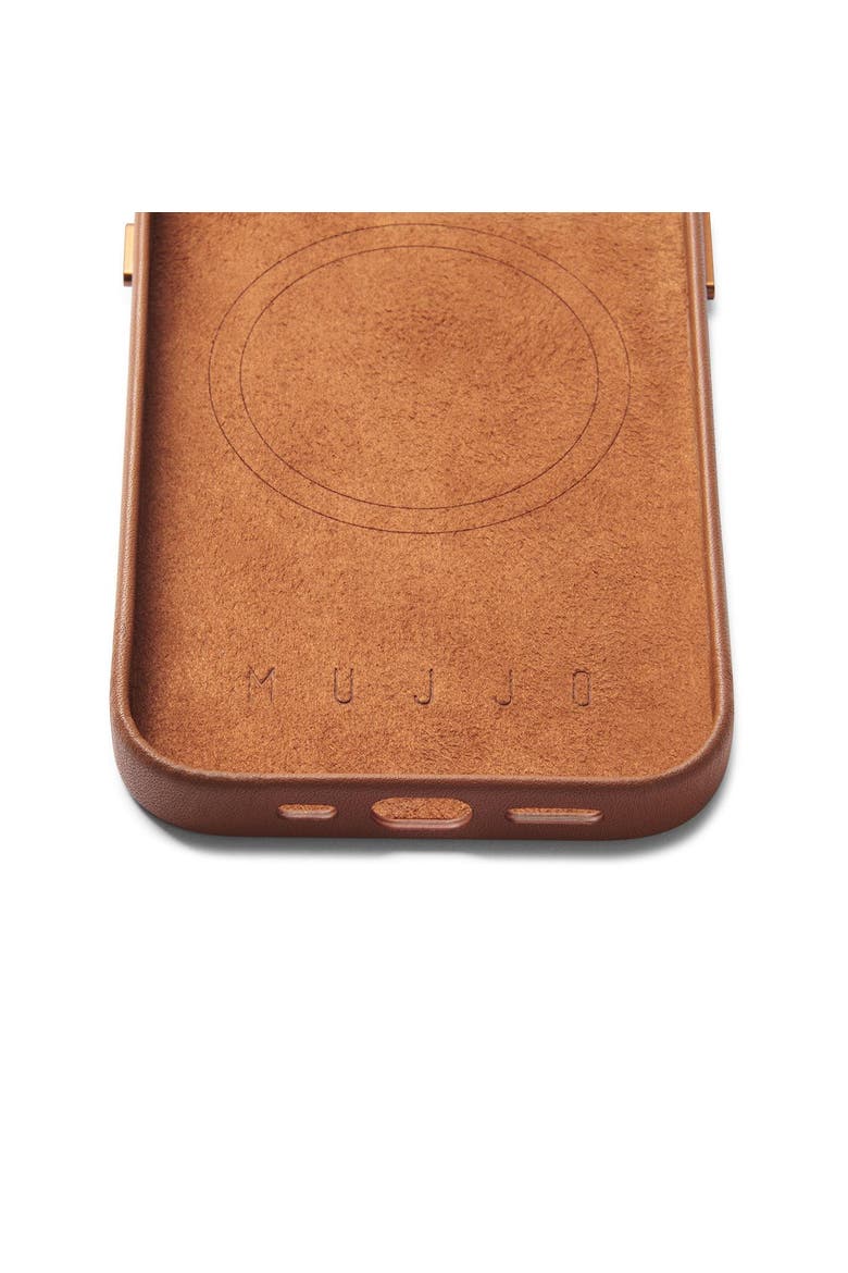 Full Leather MagSafe Wallet Case for iPhone 14 Pro, Alternate, color, Light Tan