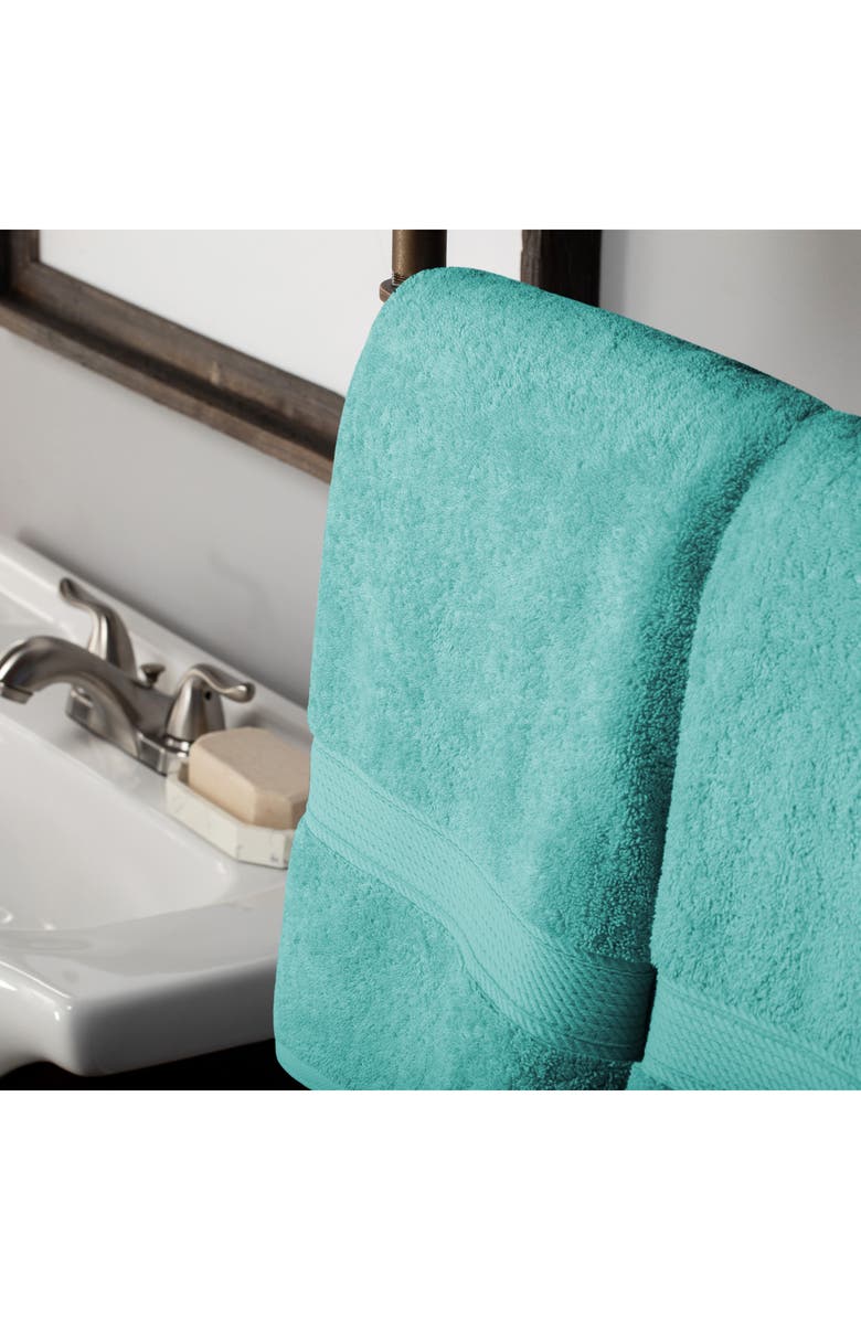 Superior Egyptian Cotton 10-Piece Towel Set, Alternate, color, Turquoise