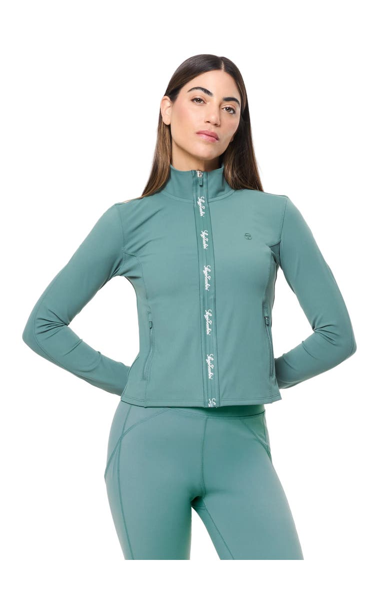Sergio Tacchini Delfina Contour Jacket, Main, color, Duck Green