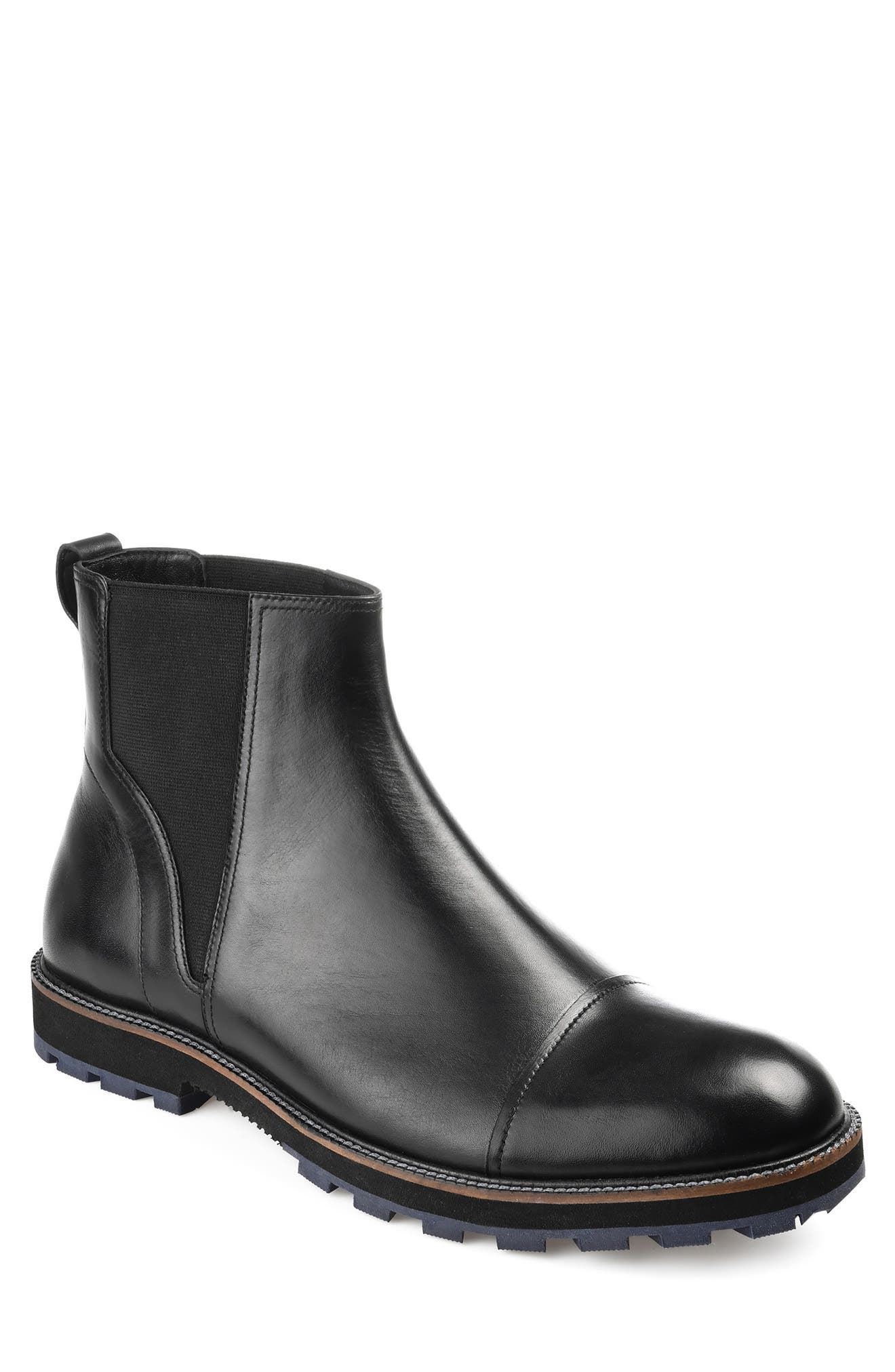 Thomas & Vine THOMAS AND VINE Jaylon Cap Toe Chelsea Boot, Main, color, 