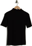 Theory Cruzio Ribbed Mock Neck Top