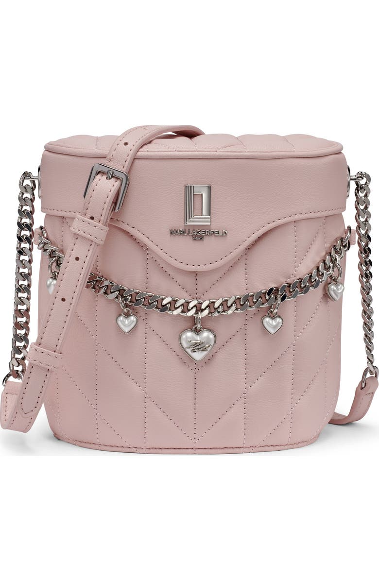 KARL LAGERFELD PARIS Lafayette Crossbody, Main, color, Lotus