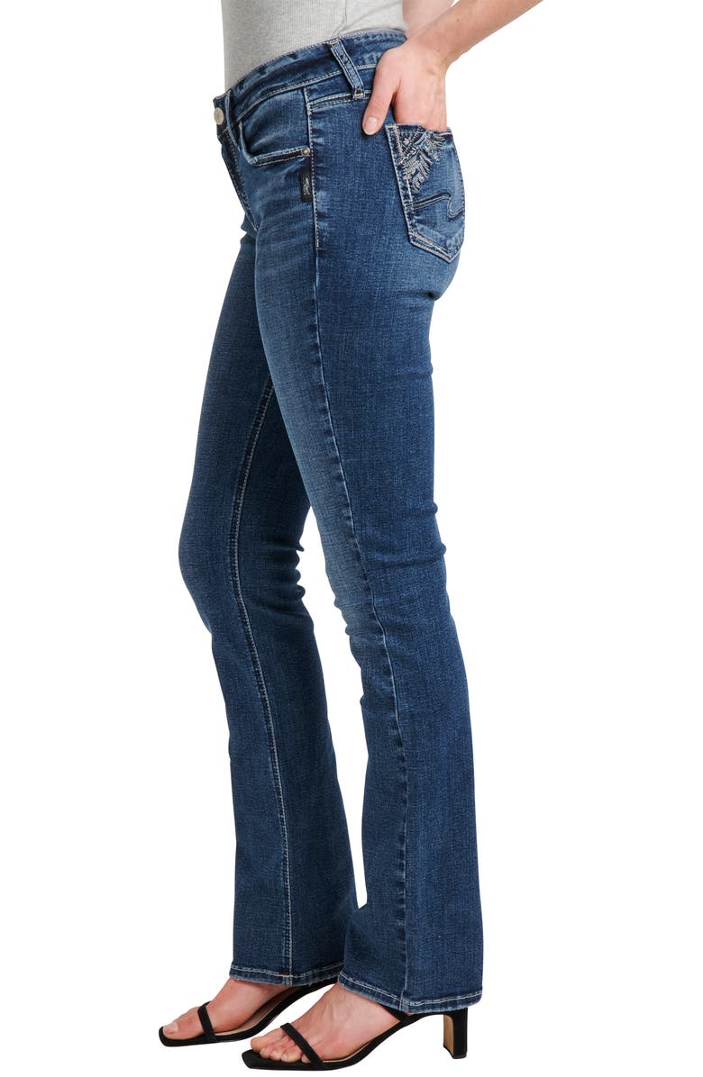 Silver Jeans Co. Elyse Slim Bootcut Jeans, Alternate, color, Indigo