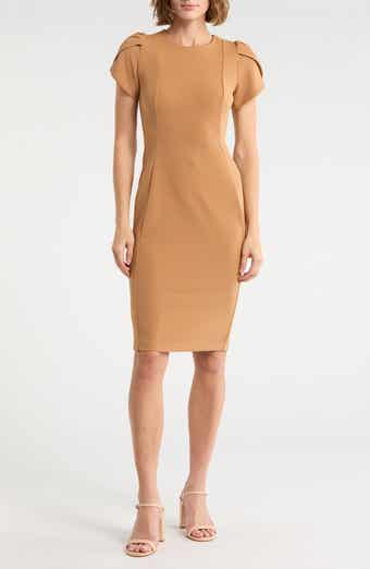 Calvin Klein Tulip Sleeve Sheath Dress
