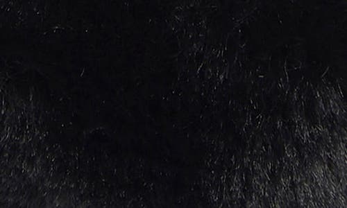 Bcbg Stitched Faux Fur Earmuffs In Black