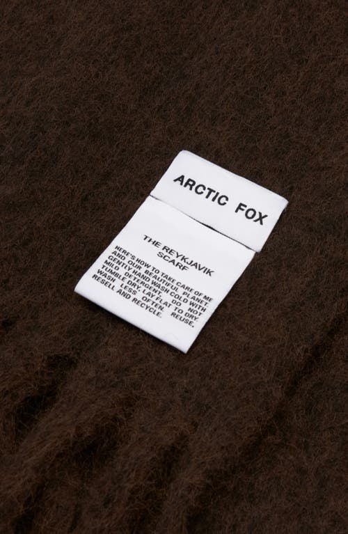 Arctic Fox & Co. Arctic Fox & Co The Reykjavik Fringe Scarf In Brown