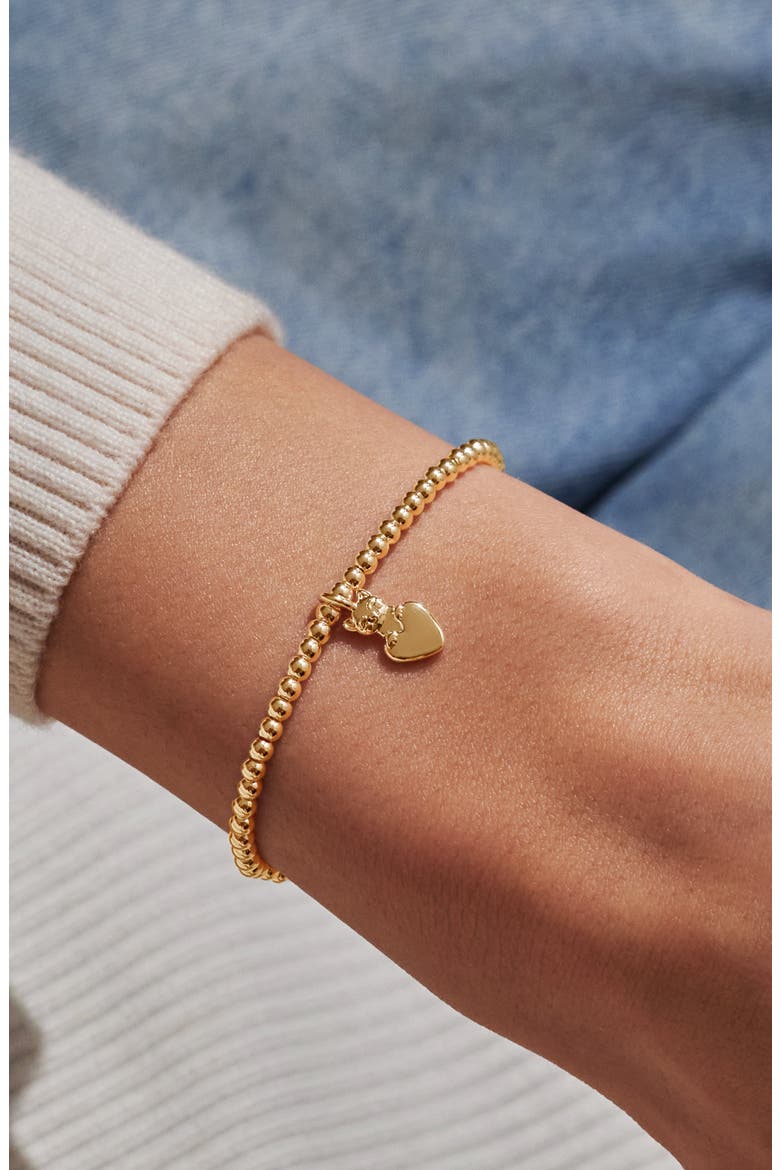 A Little 'Paw-Fect Cat Mom' Bracelet, Alternate, color, Gold Plated