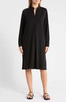 Long Sleeve Shift Dress