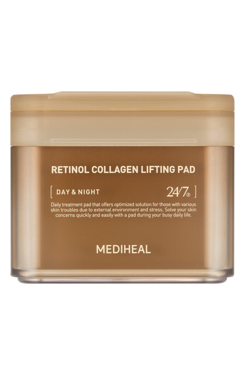 MEDIHEAL Retinol Collagen Lifting Pads, Main, color, Brown