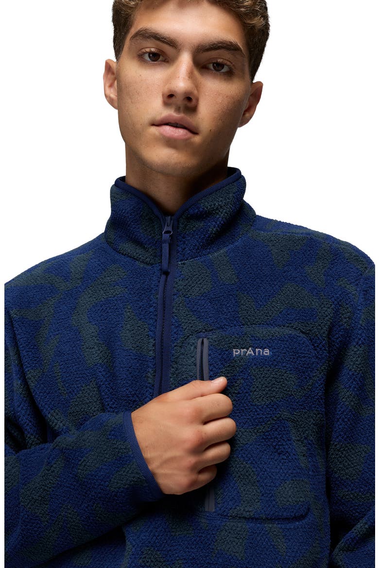 Tuff Fluff Fleece Half Zip Pullover, Alternate, color, CAPULET BLUE FREESTYLE