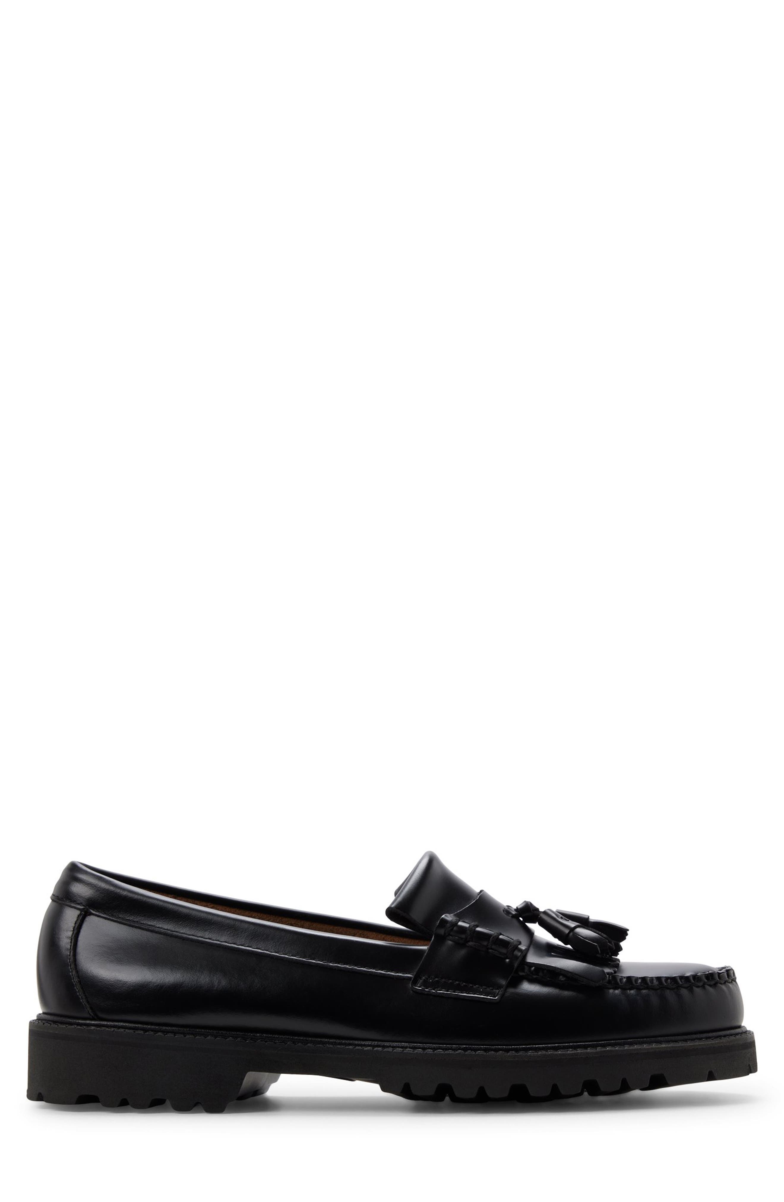 G.H.BASS Layton Leather Penny Loafer, Alternate, color, Black Black