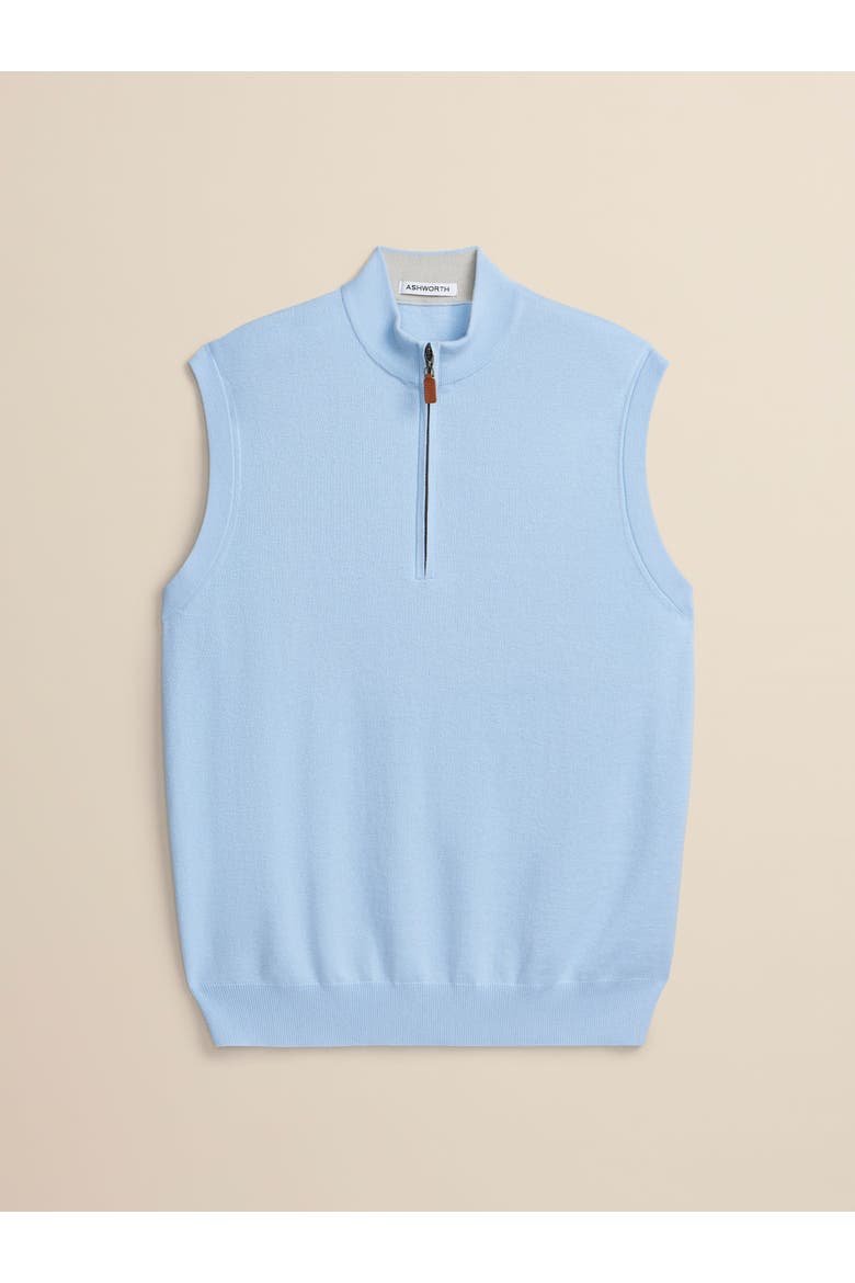 Stormy 1/4 Zip Vest, Main, color, Breeze