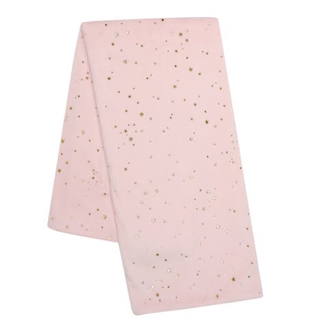 Ballerina Baby Stars 2-Sided Soft Baby Blanket