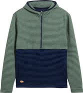 johnnie-O Werner Rib Colorblock Half Zip Hoodie