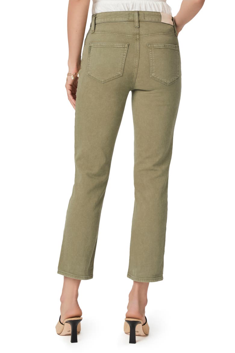 Cindy Crop Straight Leg Jeans, Alternate, color, VINTAGE MOSSY GREEN