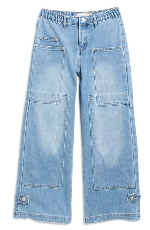 Kids' Multipatch Wide Leg Jeans (Big Kid)
